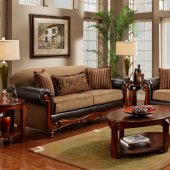 1030 Salem Sofa & Loveseat Verona I in Mocha/Brown by Chelsea