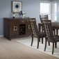 Rodney 200 5Pc Dining Room Set in Dark Mahogany by Elements