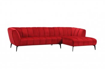 Morton Sectional Sofa 31806 in Red Fabric by VIG [VGSS-31806 Morton Red]