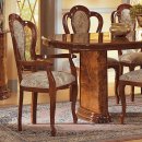 Milady 7Pc Dining Room Set in Walnut High Gloss by ESF