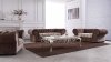 Metropolitan Sofa Set 3Pc 0669 in Brown Fabric by VIG