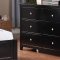 F9540 5Pc Bedroom Set in Espresso Leatherette by Poundex