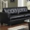 G673 Sofa & Loveseat in Black Bonded Leather by Glory Furniture