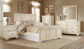 Laurinda 1846 Bedroom in White by Homelegance w/Options [HEBS-1846 Laurinda]