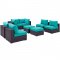 Convene Outdoor Patio Sectional Set 8Pc EEI-2204 by Modway