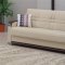 Fulton Sofa Bed in Beige Bonded Leather by Empire w/Options