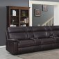 Albany 3-Seater Home Theater 603291PPT in Dark Brown by Coaster