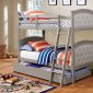 Freda Youth Bunk Bed CM-BK715GY in Gray w/Options