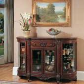 Antique Style Chocolate Classic Grand Manor Roma Credenza