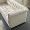 Heritage Sofa in Ivory Velvet Fabric by Modway w/Options