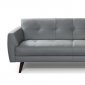 Adda Sofa 54025 MI Piace in Gray Top Grain Leather by Acme