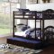 Heartland Bunk Bed 02554 in Espresso by Acme w/Options