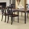 104191 Connor Dining Table by Coaster in Two-Tone w/Options