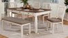 Virginia 5Pc Dining Set CM3413T in Antique White & Oak w/Options