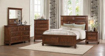 Bardwell Bedroom 1870 in Brown Cherry by Homelegance w/Options [HEBS-1870 Bardwell]