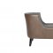 Hames Accent Chair in Brown Fabric by Bellona