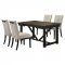 Malia Dining Set 5Pc 122341 in Oak & Black by Coaster w/Options