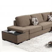 1015 Risto Sectional Sofa in Taupe Fabric by VIG