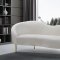 Ritz Sofa 659 in Cream Velvet Fabric by Meridian w/Options