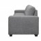 U801 Sofa & Loveseat Set Dark Gray Fabric by Global w/Options