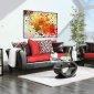 Braelyn Sofa & Loveseat Set SM4060 in Red & Black