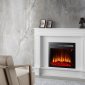 Sophia Electric Fireplace in White