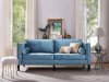 Cooper Sofa TOV-S18 in Blue Velvet Fabric by TOV Furniture