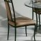 Autumn Rust Metal Classic Dining Table w/Optional Chairs