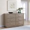 Kenora Bedroom 224850 in Barley Brown by Coaster w/Options