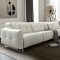 Duca Reclining Sofa Set 3Pc in White Full Leather by VIG