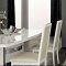 Roma Dining Table in White High Gloss by ESF w/Options