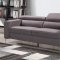 U9345 Sofa in Dark Grey Microsuede Fabric by Global w/Options