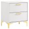 Kendall Bedroom Set 5Pc 224401 in White by Coaster