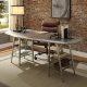 Brancaster Office Desk 92790 in Aluminum by Acme w/Options