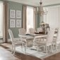 Willowick Dining Table 1614-108 in Antique White by Homelegance