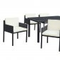 Stash 7Pc Outdoor Patio Dining Set in Espresso/White by Modway