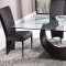 D2185DT Dining Table in Wenge by Global w/Optional Brown Chairs