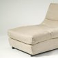 Beige Fabric Modern Elegant Chaise Lounger