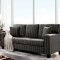 Pingree Sofa CM6034 in Dark Gray Linen-Like Fabric w/Options