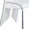 D1528DC Dining Chair Set of 4 in White w/Black Trim PU by Global