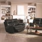 Sartell 601641P Power Motion Sofa in Black by Coaster w/Options