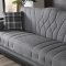 Orient Sofa Bed & Loveseat Set in Gray Fabric