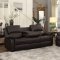 Clarkdale Recliner Sofa 9928DBR in Dark Brown by Homelegance