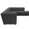 Sunny Sectional Sofa 6Pc 552081 Charcoal Fabic Coaster w/Options