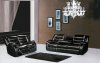 Gramercy 644 Motion Sofa in Black Bonded Leather w/Options