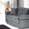 Jasmine Sofa Bed & Loveseat Set in Grey Chenille by Rain