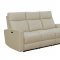 Miguel Power Motion Sofa & Loveseat Set MNY2725 in Ivory Leather