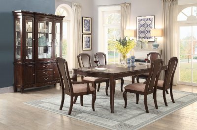Coleraine Dining Table 5536-102 in Cherry by Homelegance