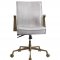 Attica Office Chair 92484 Vintage White Top Grain Leather -Acme