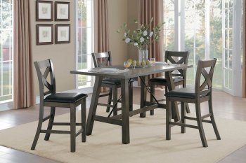 Seaford Counter Height Dining Set 5Pc 5510-36 by Homelegance [HEDS-5510-36 Seaford]